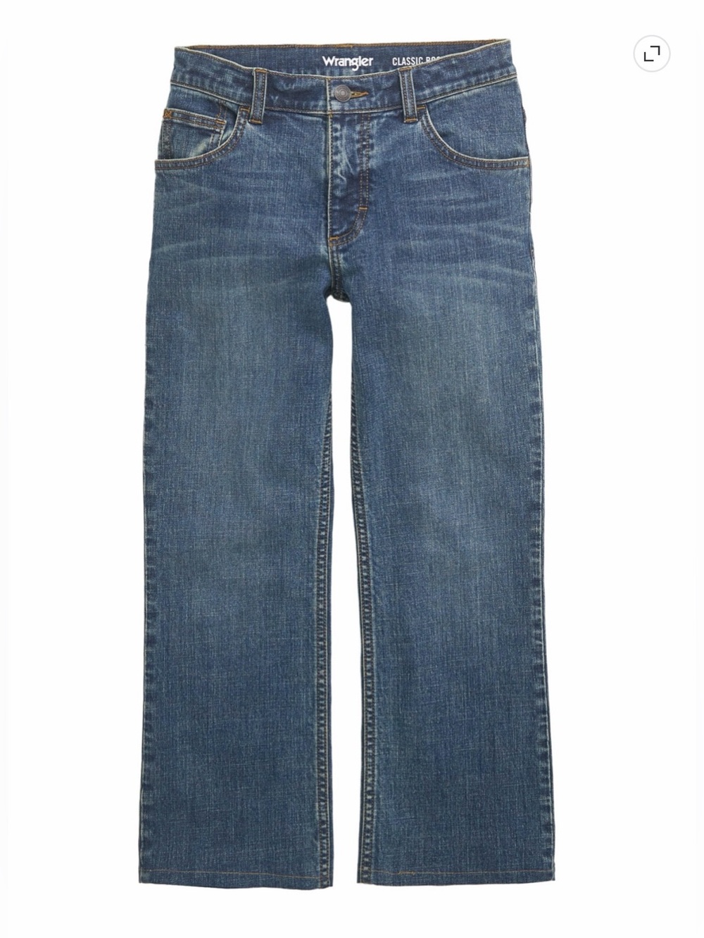 Wrangler Kids Bootcut Jeans in Blue Denim
